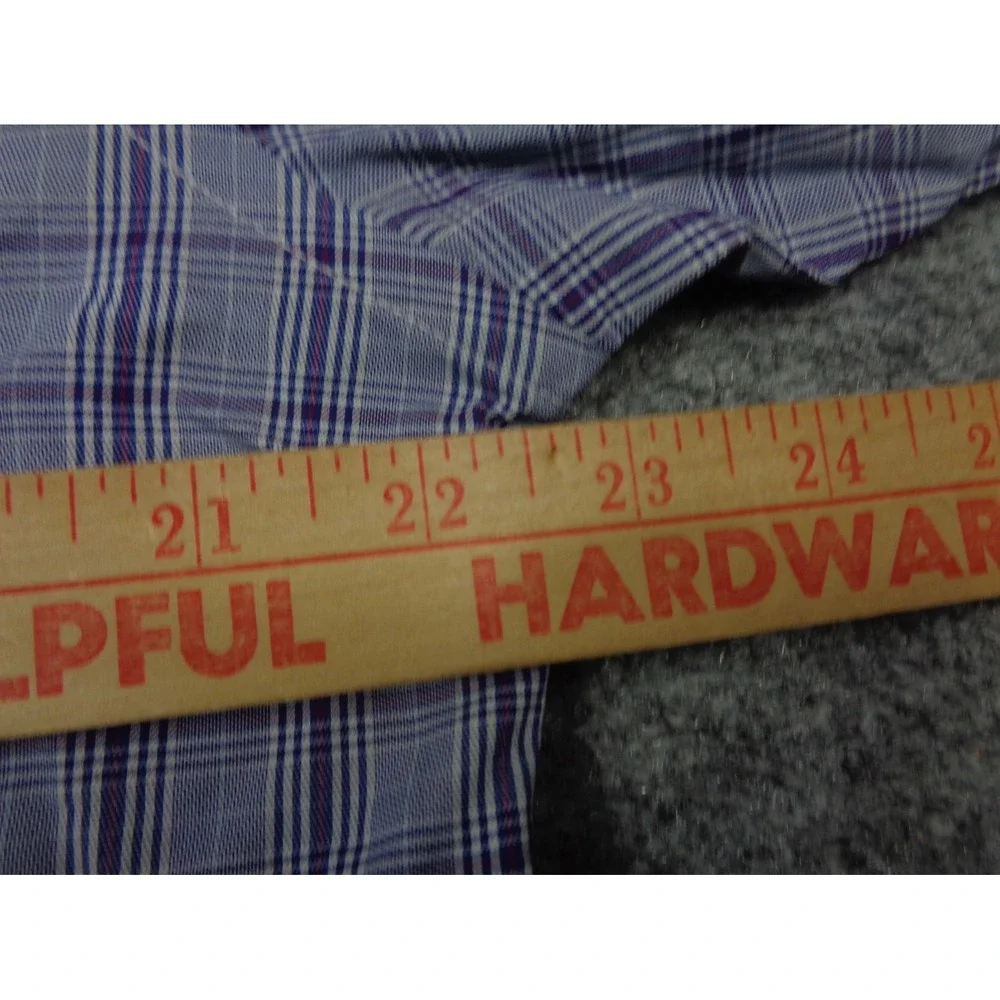 UNTUCKit Shirt Mens‎ L  Purple Plaid Performance Button Up Long Sleeve Stretch